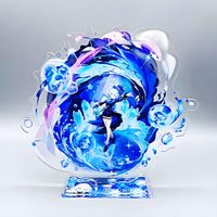 Figura Acrílica Genshin Impact Furina Adorno Anime