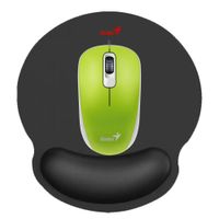 MOUSE DX-110 VERDE Y PAD MOUSE G-WMP 100 NEGRO