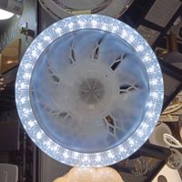 Lámpara con ventilador led 3 luces decorativa con control