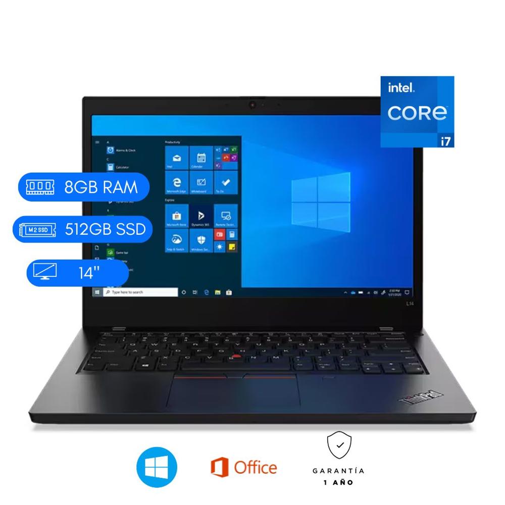 LENOVO THINKPAD LAPTOP seminueva L14 CI7 11VA- 8GB DDRR4 -512 M.2
