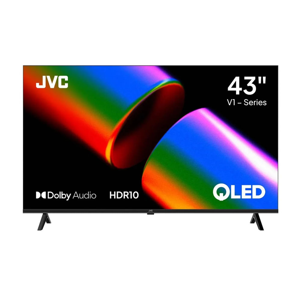 Televisor JVC 43' LT-43KM4584 2025 QLED FULL HD Google TV Negro
