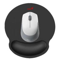 MOUSE NX-8000S BLANCO Y PAD MOUSE G-WMP 100 NEGRO