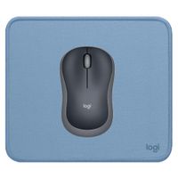 MOUSE M185 GRIS Y PAD MOUSE AZUL