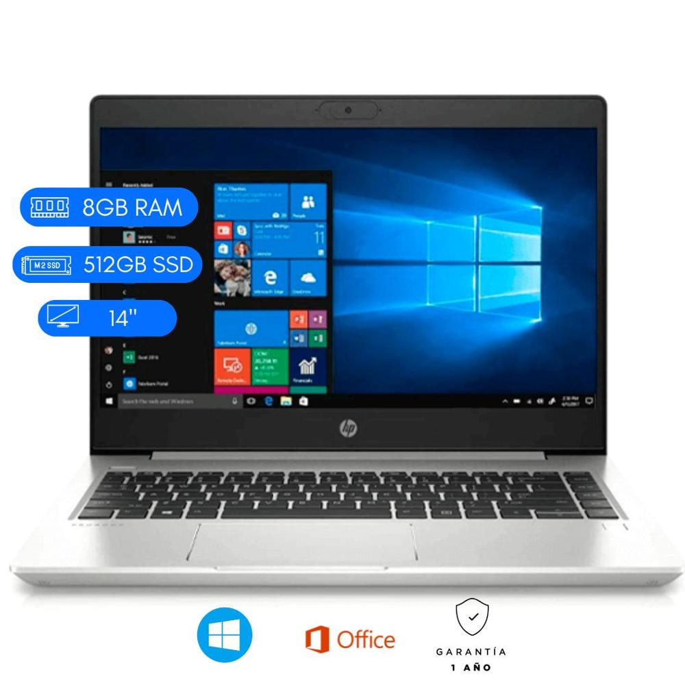LAPTOP REACONDICIONADA HP 440 G7 CORE I7 10MA 8GB DDR4 512 M.2 PANTALLA 14
