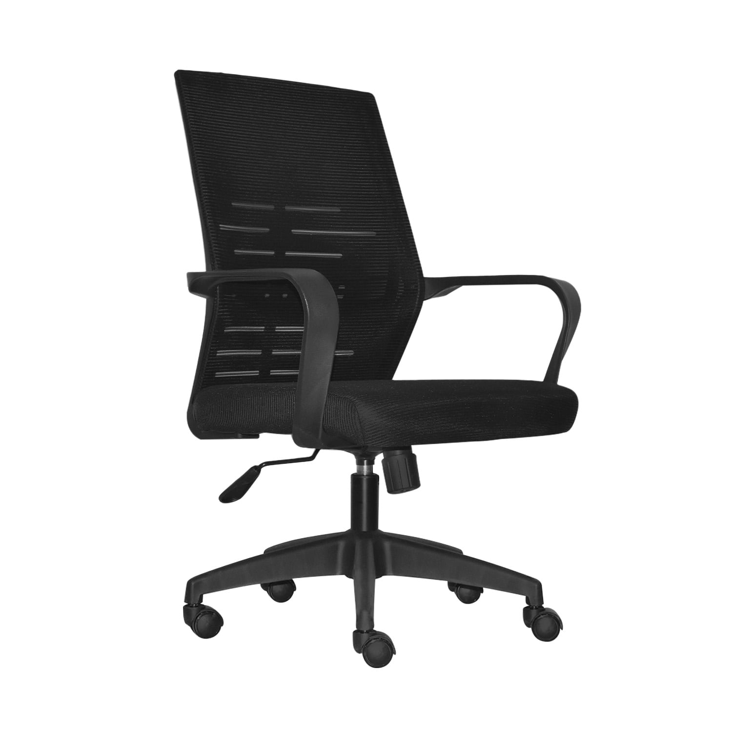 Silla De Oficina Giratoria Franz Mecanismo Basculante Negro Ofideas