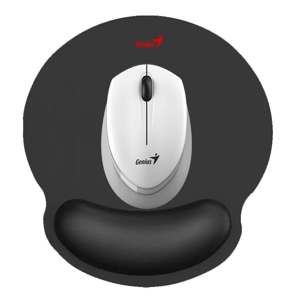 MOUSE NX-7009 BLANCO Y PAD MOUSE G-WMP 100 NEGRO