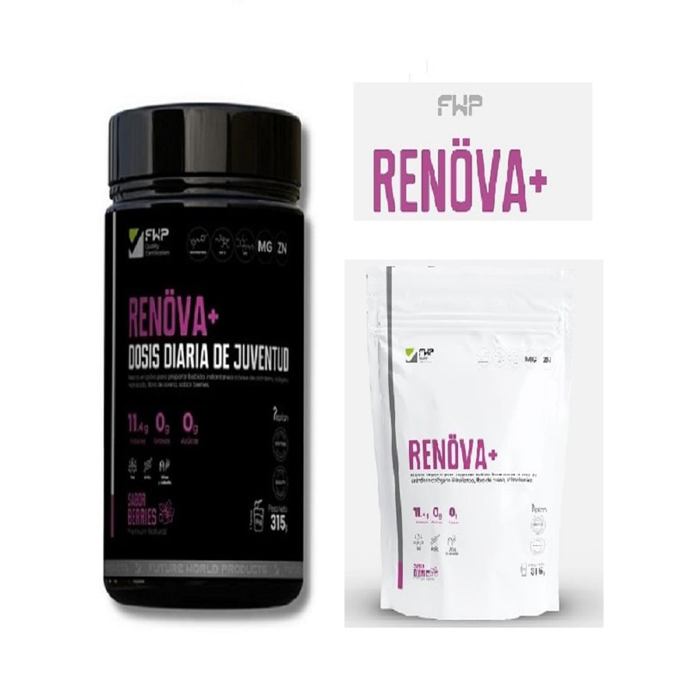Renova Colágeno Hidrolizado Con Biopéptido Activos Berries BOTE Y BOLSA