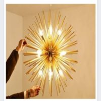 Lámpara Erizo 8 luces moderna