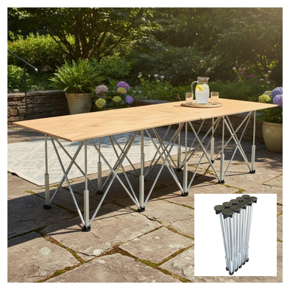 Banco de Trabajo Portatil Plegable Aluminio