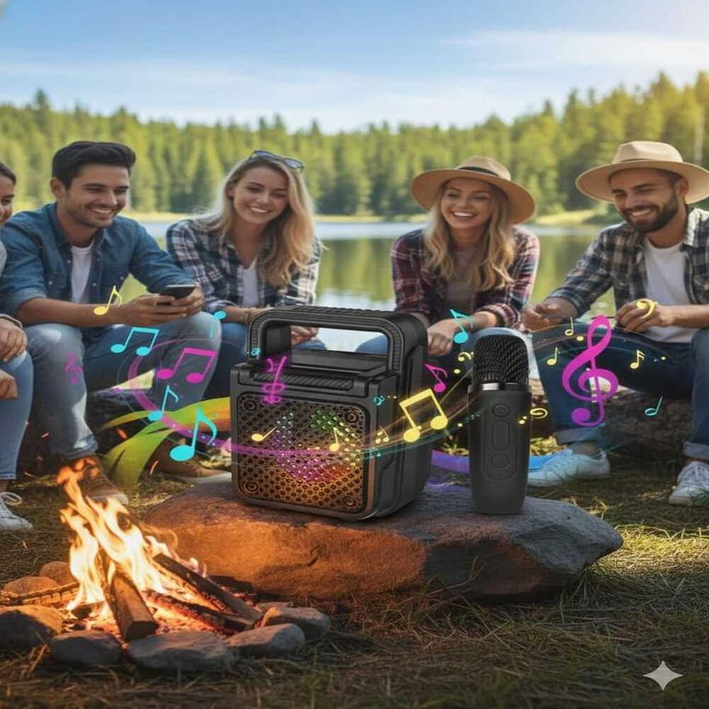 Parlante portatil inalambrico para exteriores