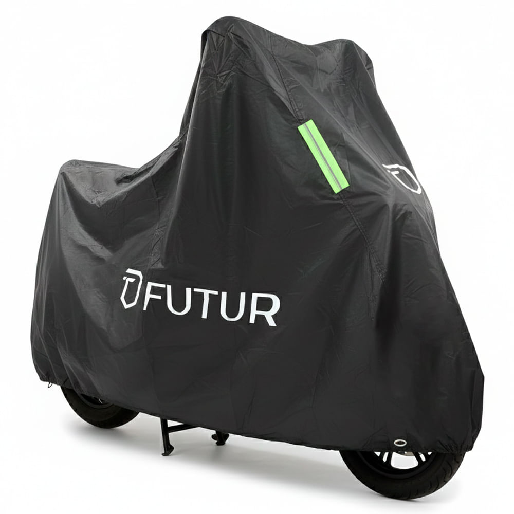 Forro Cobertor de Moto Electrica L Impermeable Negro