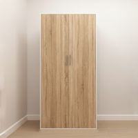 Armario Renato 2 puertas Beige y Blanco | Masiva Home