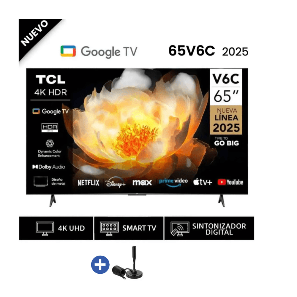 Televisor TCL LED 65 UHD 4K Smart TV 65V6C - Ant Televisor TCL LED 65 UHD 4K Smart TV 65V6C - Ant