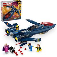 LEGO MARVEL X-MEN X-JET SET DE CONSTRUCCIÓN CON 4 MINIFIGURAS PARA NIÑOS 8+
