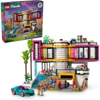 LEGO FRIENDS MANSIÓN MODERNA DE ANDREA, CASA DE MUÑECAS CON 11 PERSONAJES