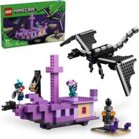 LEGO MINECRAFT DRAGÓN ENDER Y NAVE DEL END SET DE CONSTRUCCIÓN CON MINIFIGURAS