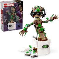 LEGO MARVEL GROOT BAILARÍN SET DE GUARDIANES DE LA GALAXIA, JUGUETE INTERACTIVO