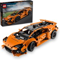 LEGO TECHNIC LAMBORGHINI HURACÁN NARANJA CON MOTOR V10 Y DIRECCIÓN