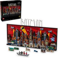 LEGO DC BATMAN, CIUDAD GÓTICA SET PARA ADULTOS CON MINIFIGURAS COLECCIONABLES