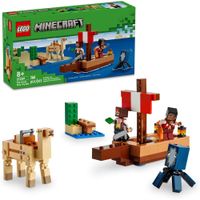 LEGO MINECRAFT VIAJE DEL BARCO PIRATA CON FIGURAS DE PIRATA