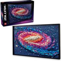 LEGO ART VÍA LÁCTEA, KIT DE DECORACIÓN ESPACIAL DIY PARA ADULTOS, INCLUYE MARCO
