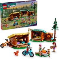 LEGO FRIENDS CAMPAMENTO DE AVENTURAS, CABAÑAS ACOGEDORAS, MINI MUÑECAS Y ZORRO