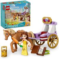 LEGO DISNEY PRINCESS BELLA: CARRUAJE CON MINIMUÑECA, REGALO DE CUENTO 5+