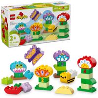 LEGO DUPLO TOWN JARDÍN Y FLORES CREATIVAS, JUGUETE EDUCATIVO PREESCOLAR