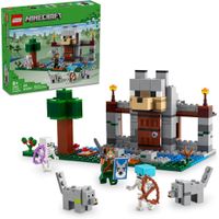 LEGO MINECRAFT FORTALEZA DEL LOBO, CASTILLO DE ACCIÓN CON MINIFIGURAS