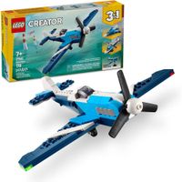 LEGO CREATOR 3 EN 1 AVIÓN DE CARRERAS, OPCIONES AVIÓN, CAZA O HELICÓPTERO