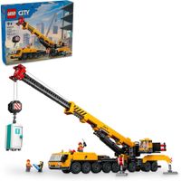 LEGO SET MÓVIL AMARILLA LEGO CITY CON PLUMA EXTENSIBLE Y 4 MINIFIGURAS