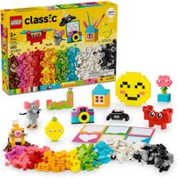 LEGO CLASSIC CAJA CREATIVA FELIZ, BLOQUES DE CONSTRUCCIÓN EDUCATIVOS