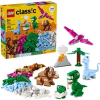LEGO CLASSIC DINOSAURIOS CREATIVOS, BLOQUES EDUCATIVOS Y DIVERTIDOS