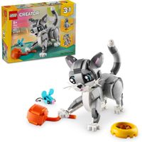 LEGO CREATOR 3 EN 1 GATO, PERRO O PALOMA SET DE CONSTRUCCIÓN CON 3 OPCIONES