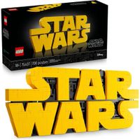 LEGO STAR WARS LOGOTIPO, BLOQUES COLECCIONABLES PARA ARMAR Y DECORAR