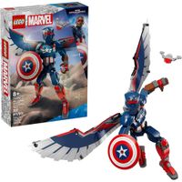 LEGO MARVEL NUEVO CAPITÁN AMÉRICA, JUGUETE DE ACCIÓN PARA NIÑOS