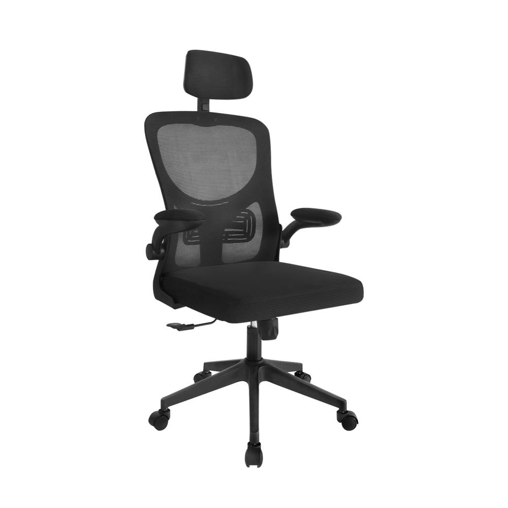 Silla Ergonómica Brazos Abatibles Zad Presidente Negro Ofideas