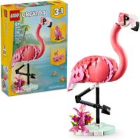 LEGO CREATOR 3 EN 1 ANIMALES SALVAJES, OPCIONES FLAMENCO, CACATÚA O AJOLOTE