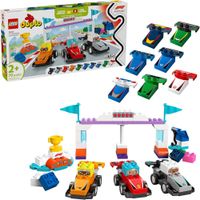 LEGO DUPLO TOWN F1 COCHES DE CARRERAS Y PILOTOS SET DE CONSTRUCCIÓN PREESCOLAR