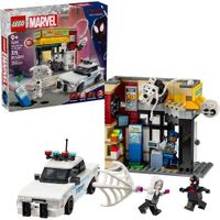 LEGO MARVEL SPIDER-VERSE MILES MORALES VS. SPOT, INCLUYE 4 MINIFIGURAS