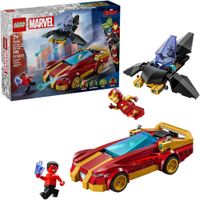 LEGO MARVEL IRON MAN Y PANTERA NEGRA VS HULK ROJO