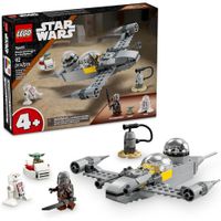 LEGO STAR WARS MANDALORIANO CAZA N-1 DE MANDO Y GROGU, JUGUETE PREESCOLAR