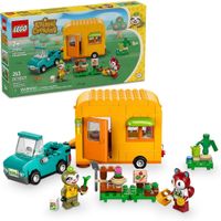 LEGO ANIMAL CROSSING CARAVANA Y TIENDA DE JARDÍN DE LEIF, INCLUYE FIGURA
