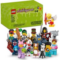 LEGO SERIE 27 PACK DE 6 MINIFIGURAS, FIGURAS COLECCIONABLES, CAJA SORPRESA