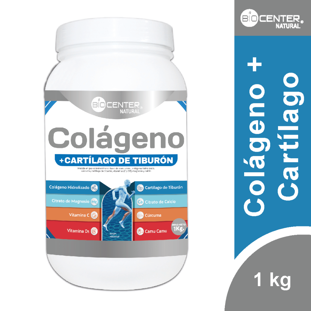 Colágeno más Cartílago de tiburón x 1 kg - Biocenter Natural