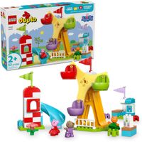 LEGO DUPLO PEPPA PIG FERIA, JUGUETE SENSORIAL PARA NIÑOS Y NIÑAS
