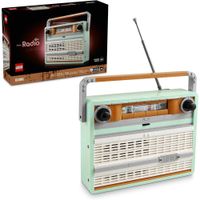 LEGO ICONS RADIO RETRO SET DE CONSTRUCCIÓN PARA ADULTOS CON EFECTOS DE SONIDO