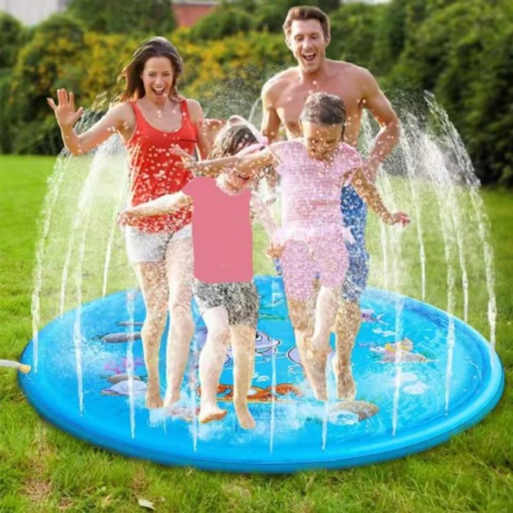 ALFOMBRA DE AGUA TIPO PILETA  SUMATE A LA DIVERSION 1.70 MTS DE DIAMETRO