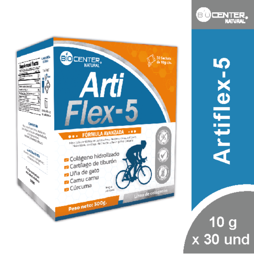 Artiflex-5 Colágeno x caja 10g x 30 und - Biocenter Natural