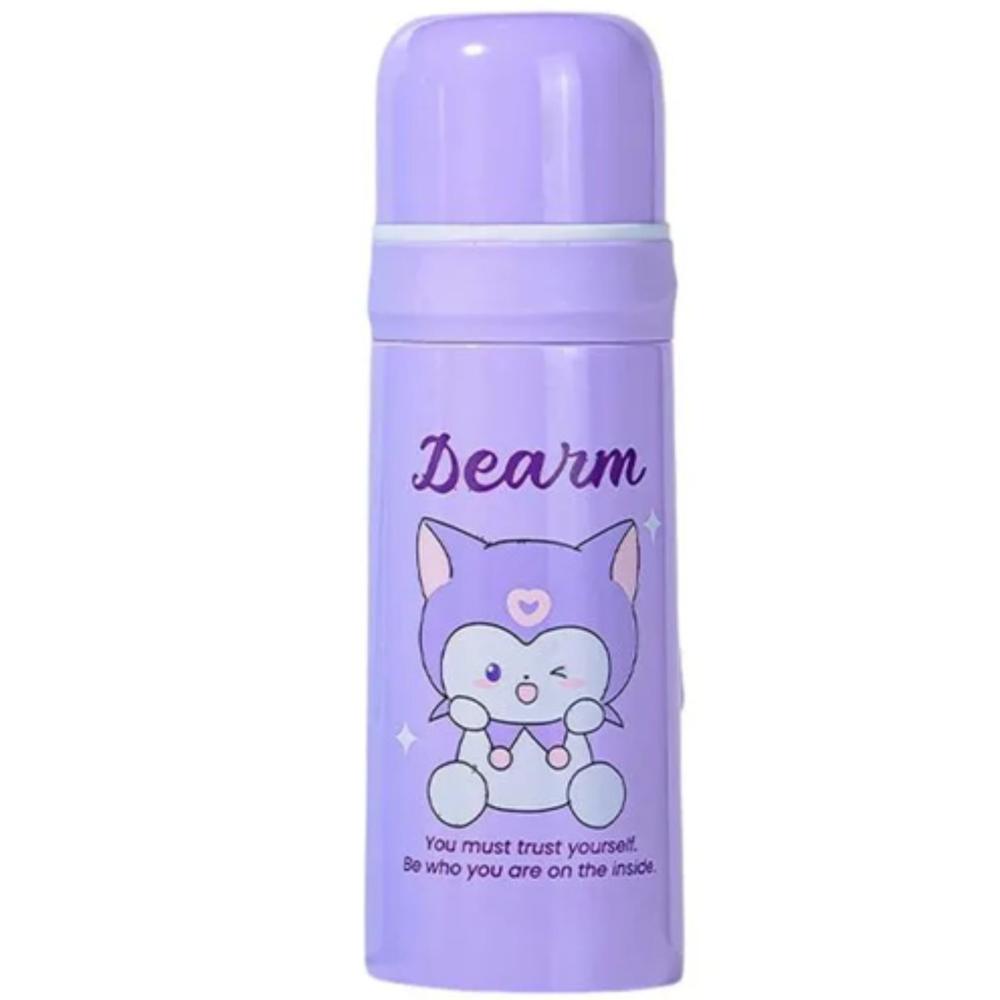 Termo de Acero Inoxidable Dearm Lila 350 ml Conserva Calor y Frío